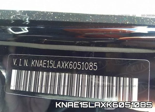 KNAE15LAXK6051085 фото 10