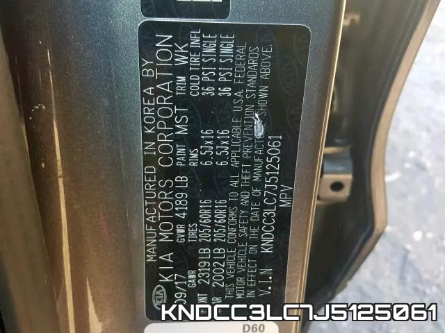KNDCC3LC7J5125061 фото 2