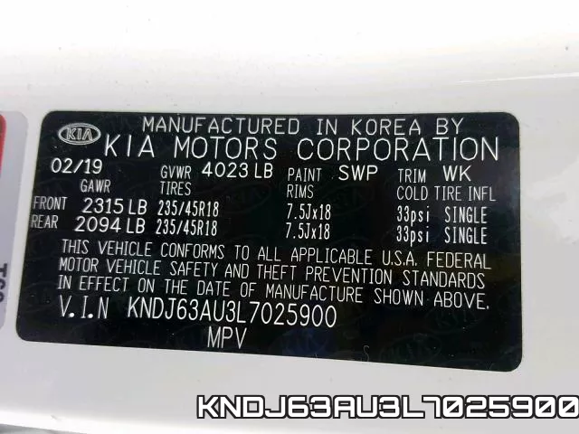 KNDJ63AU3L7025900 фото 2