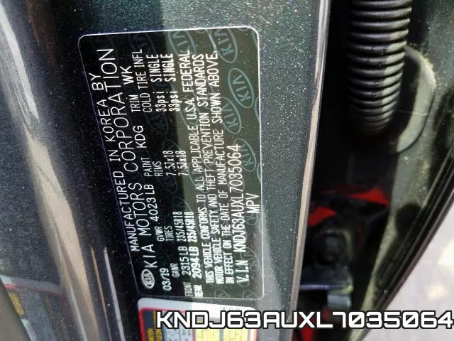 KNDJ63AUXL7035064 фото 2