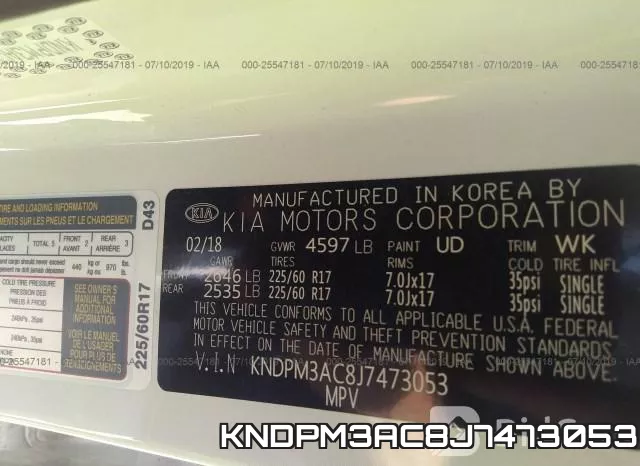 KNDPM3AC8J7473053 фото 10