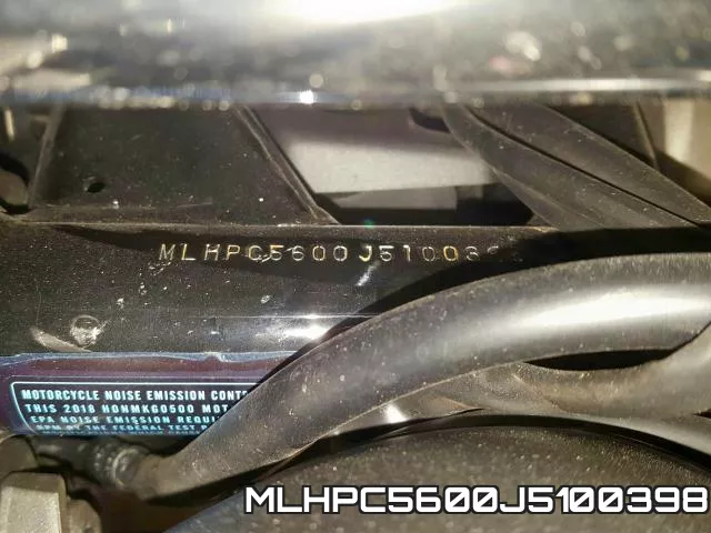 MLHPC5600J5100398 фото 2