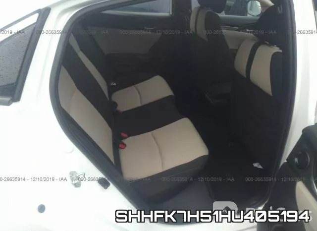 SHHFK7H51HU405194 фото 9