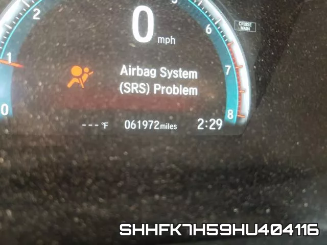 SHHFK7H59HU404116 фото 9