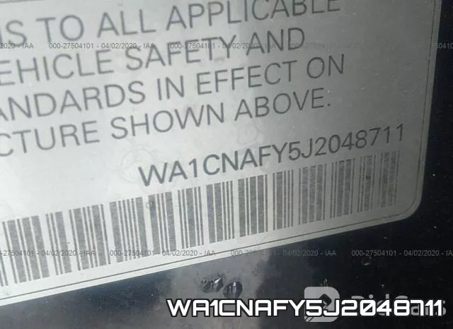 WA1CNAFY5J2048711 фото 10