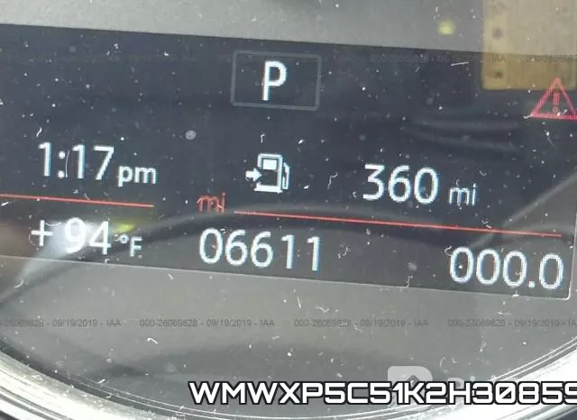 WMWXP5C51K2H30859 фото 8
