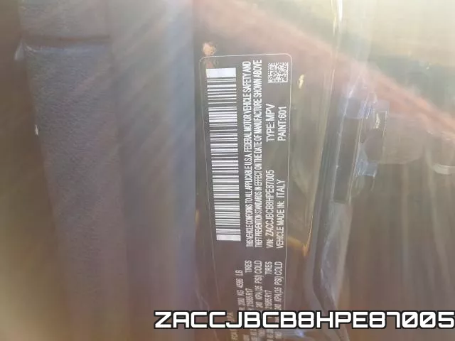ZACCJBCB8HPE87005 фото 2