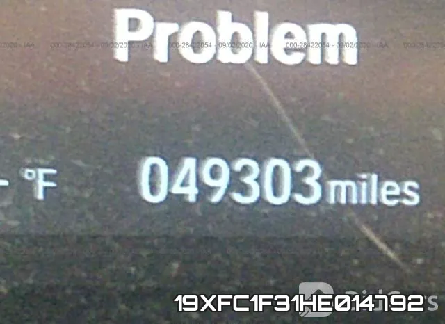 19XFC1F31HE014792 фото 8