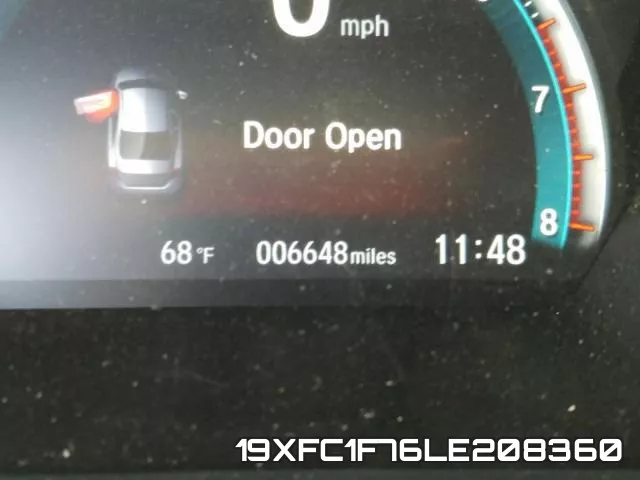 19XFC1F76LE208360 фото 9