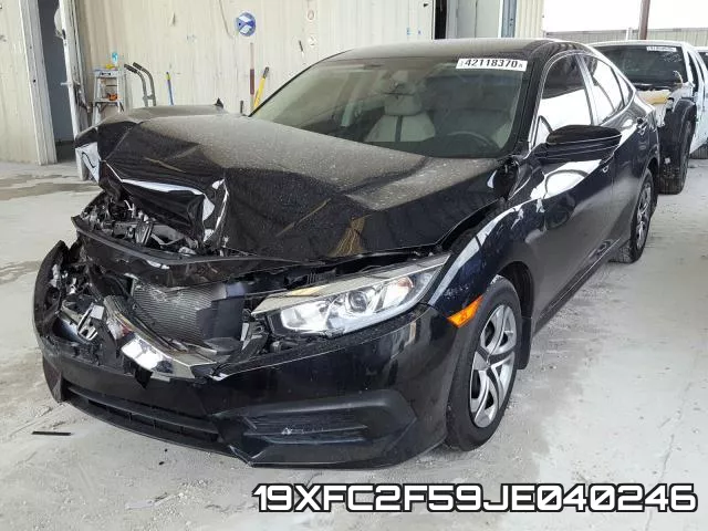19XFC2F59JE040246 фото 3