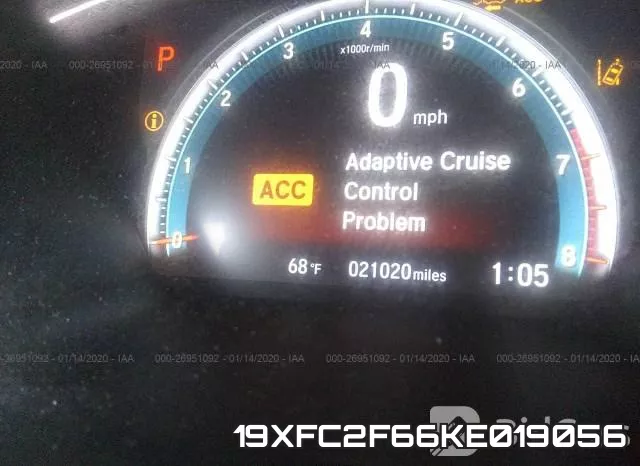 19XFC2F66KE019056 фото 8