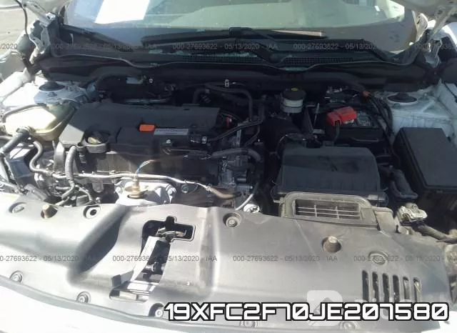 19XFC2F70JE207580 фото 2