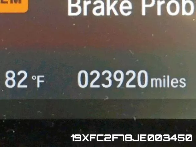 19XFC2F78JE003450 фото 9