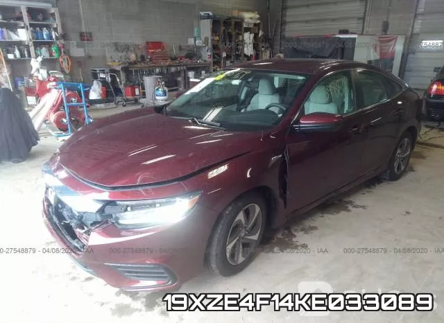 19XZE4F14KE033089 фото 3