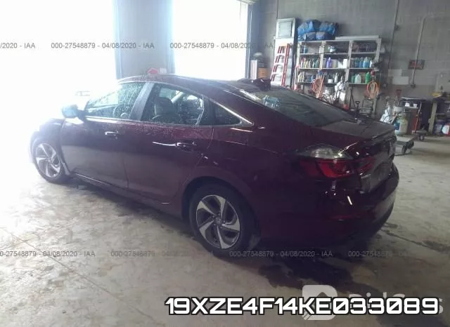 19XZE4F14KE033089 фото 4