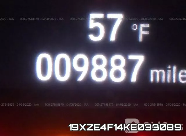 19XZE4F14KE033089 фото 8