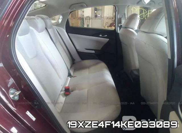 19XZE4F14KE033089 фото 9
