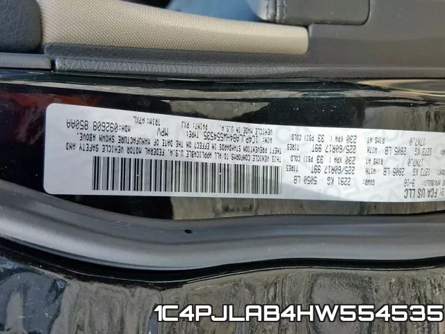 1C4PJLAB4HW554535 фото 2