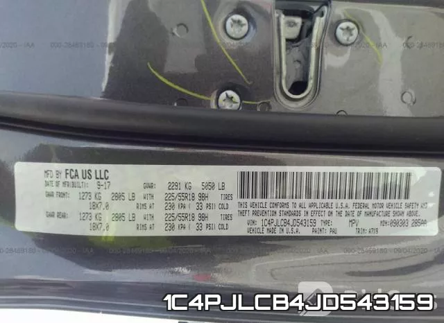 1C4PJLCB4JD543159 фото 10