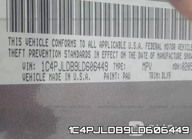 1C4PJLDB9LD606449 фото 10