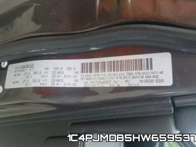 1C4PJMDB5HW659537 фото 2