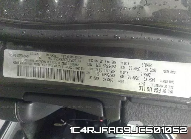 1C4RJFAG9JC501052 фото 9