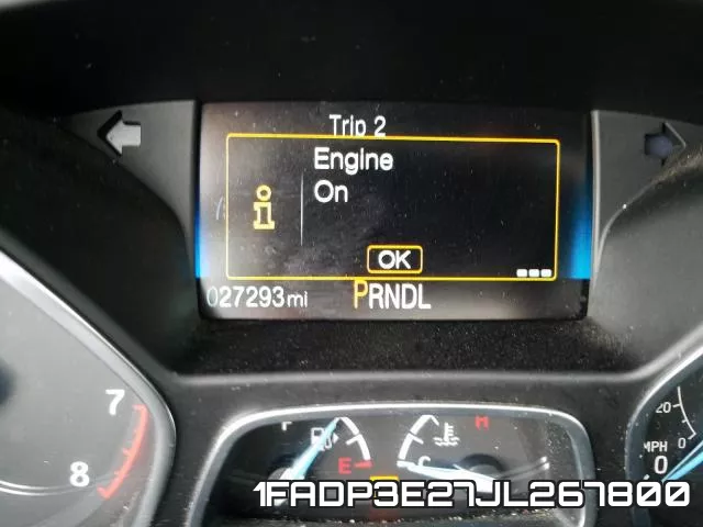 1FADP3E27JL267800 фото 9