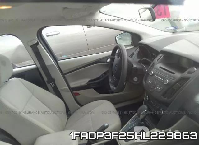 1FADP3F25HL229863 фото 6