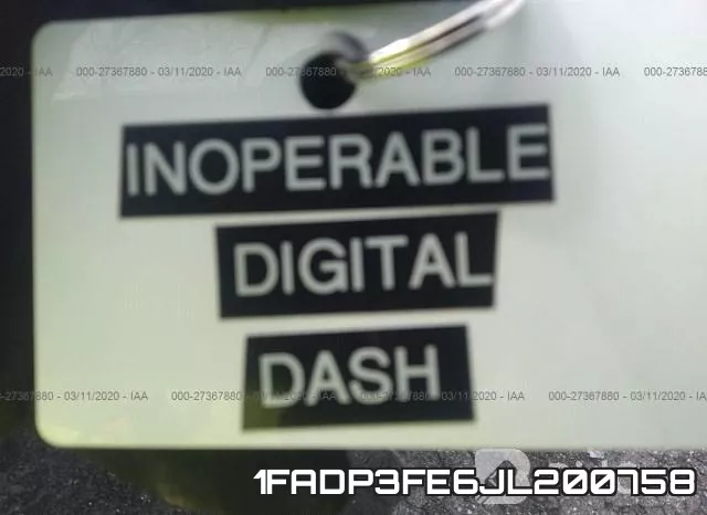 1FADP3FE6JL200758 фото 8