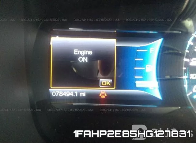 1FAHP2E85HG127831 фото 8