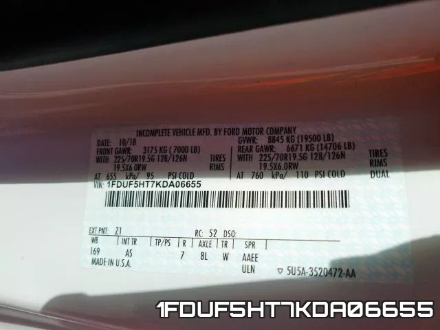 1FDUF5HT7KDA06655 фото 2
