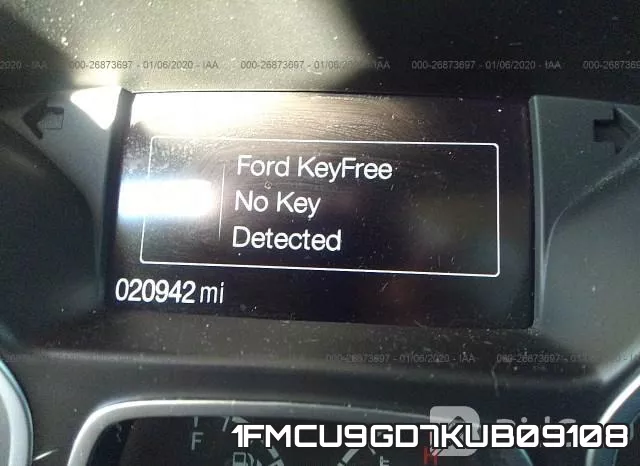 1FMCU9GD7KUB09108 фото 8