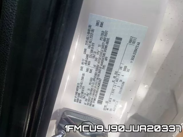 1FMCU9J90JUA20337 фото 2