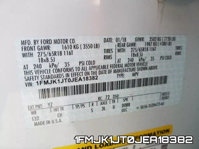 1FMJK1JT0JEA18382 фото 2