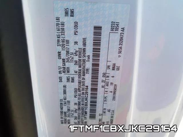 1FTMF1CBXJKC29164 фото 2