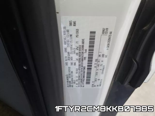 1FTYR2CM8KKB07985 фото 2