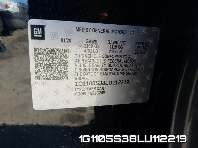 1G1105S38LU112219 фото 2