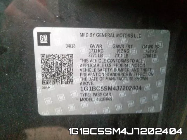1G1BC5SM4J7202404 фото 2