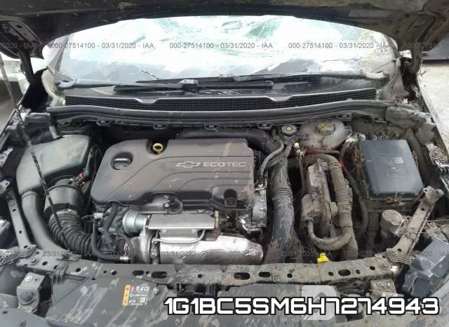 1G1BC5SM6H7274943 фото 2