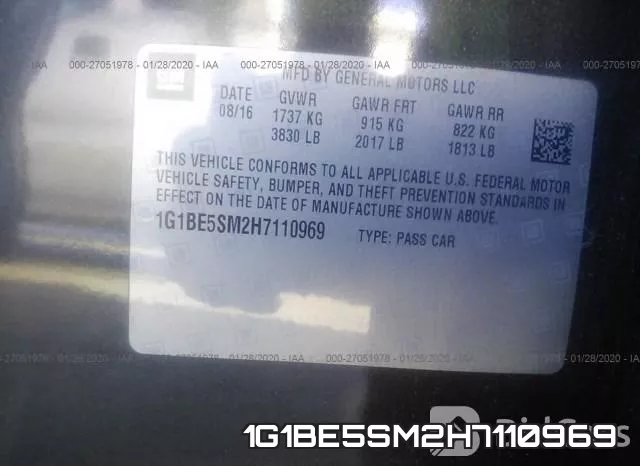 1G1BE5SM2H7110969 фото 10