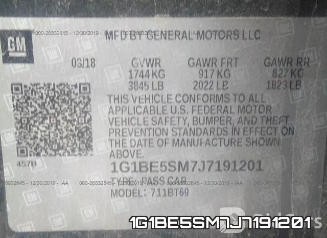 1G1BE5SM7J7191201 фото 10
