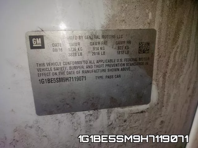 1G1BE5SM9H7119071 фото 2