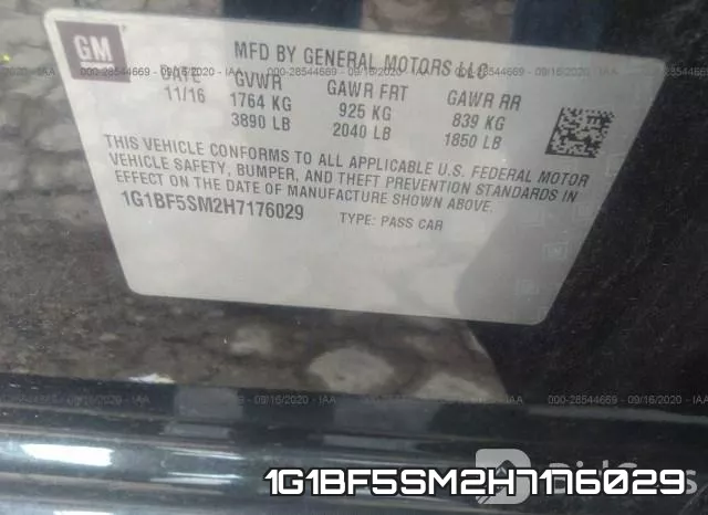 1G1BF5SM2H7176029 фото 10
