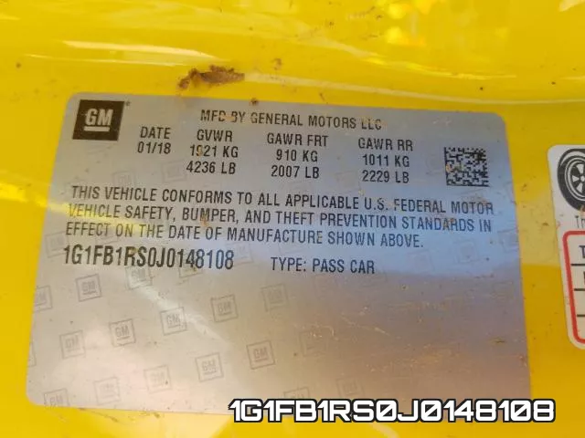 1G1FB1RS0J0148108 фото 2