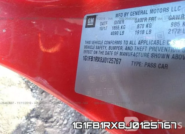 1G1FB1RX8J0125767 фото 10