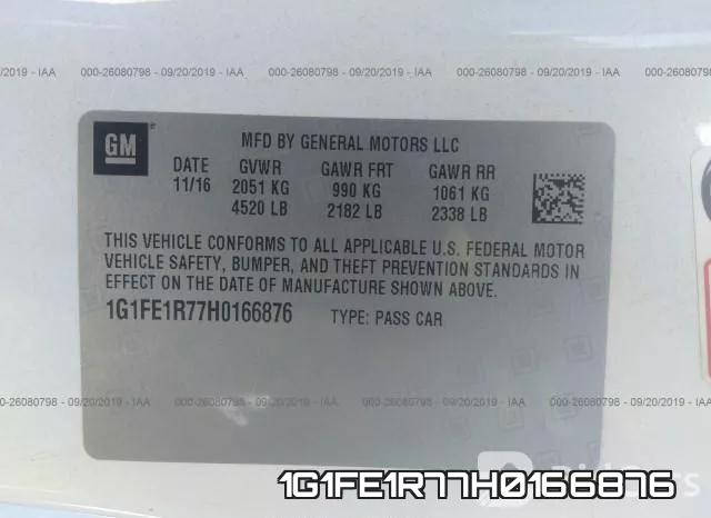 1G1FE1R77H0166876 фото 10