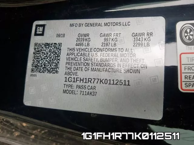1G1FH1R77K0112511 фото 2