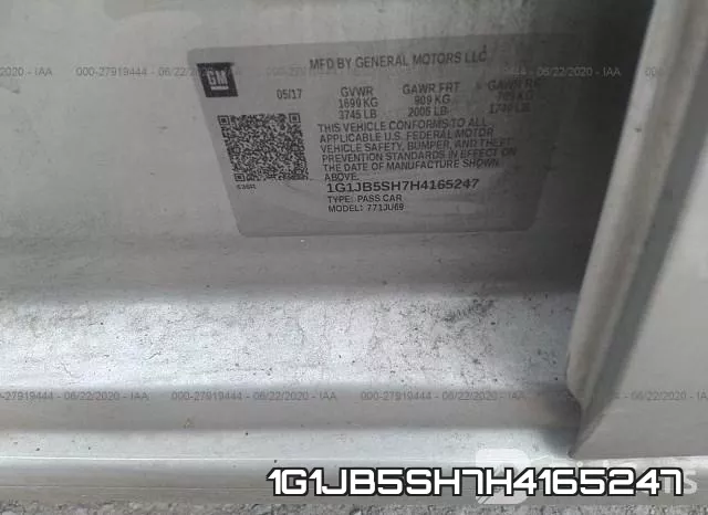 1G1JB5SH7H4165247 фото 10