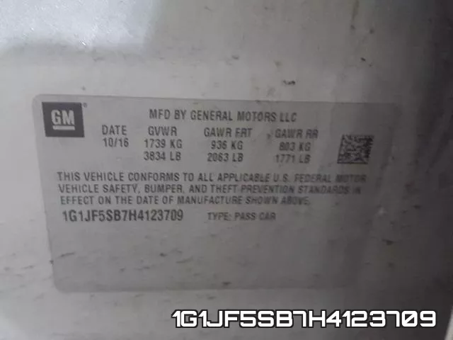 1G1JF5SB7H4123709 фото 2