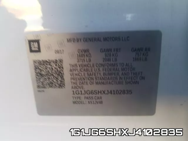 1G1JG6SHXJ4102835 фото 2